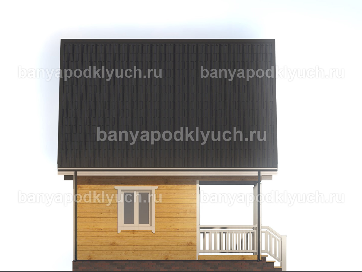 Баня из бруса 6x6 м Баня из бруса 6x6 м