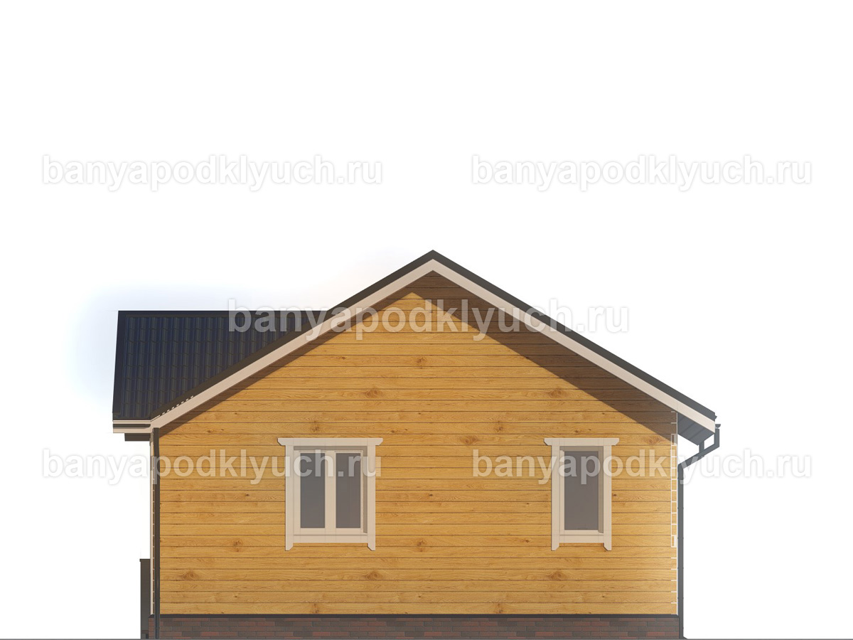 Баня из бруса 10.5x7 м Баня из бруса 10.5x7 м