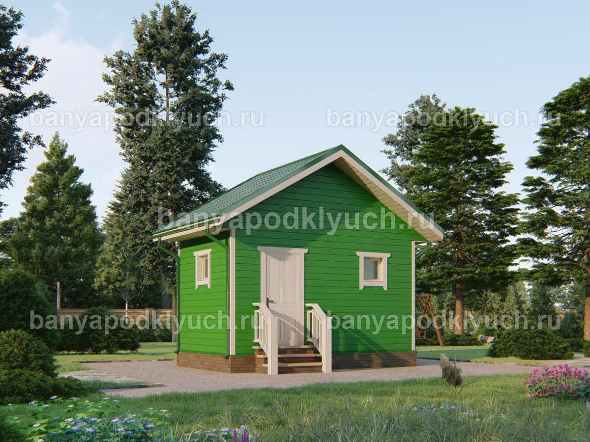 Каркасная баня 5x3 м Каркасная баня 5x3 м